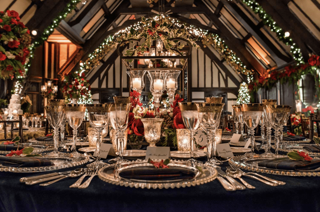 Holiday table settings