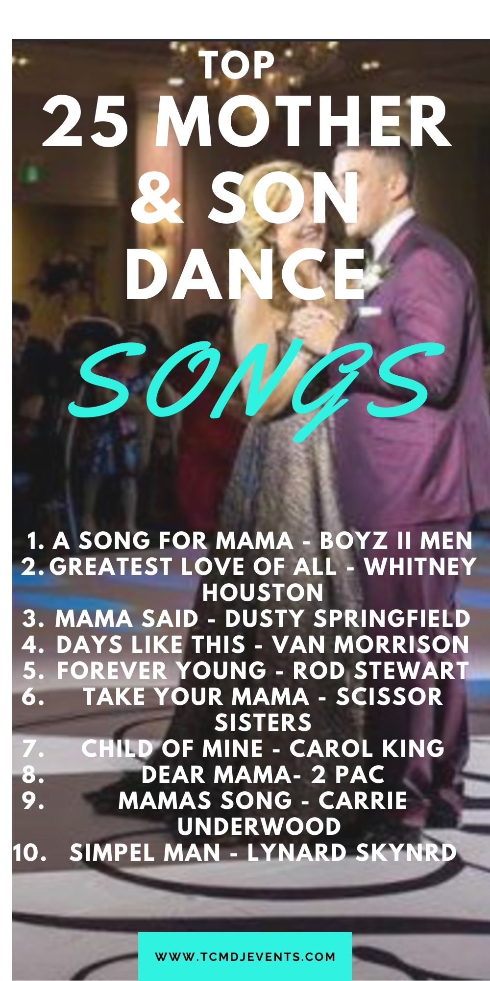 Top 25 Mother & Son Dance Songs for Wedding With Helpful Tips