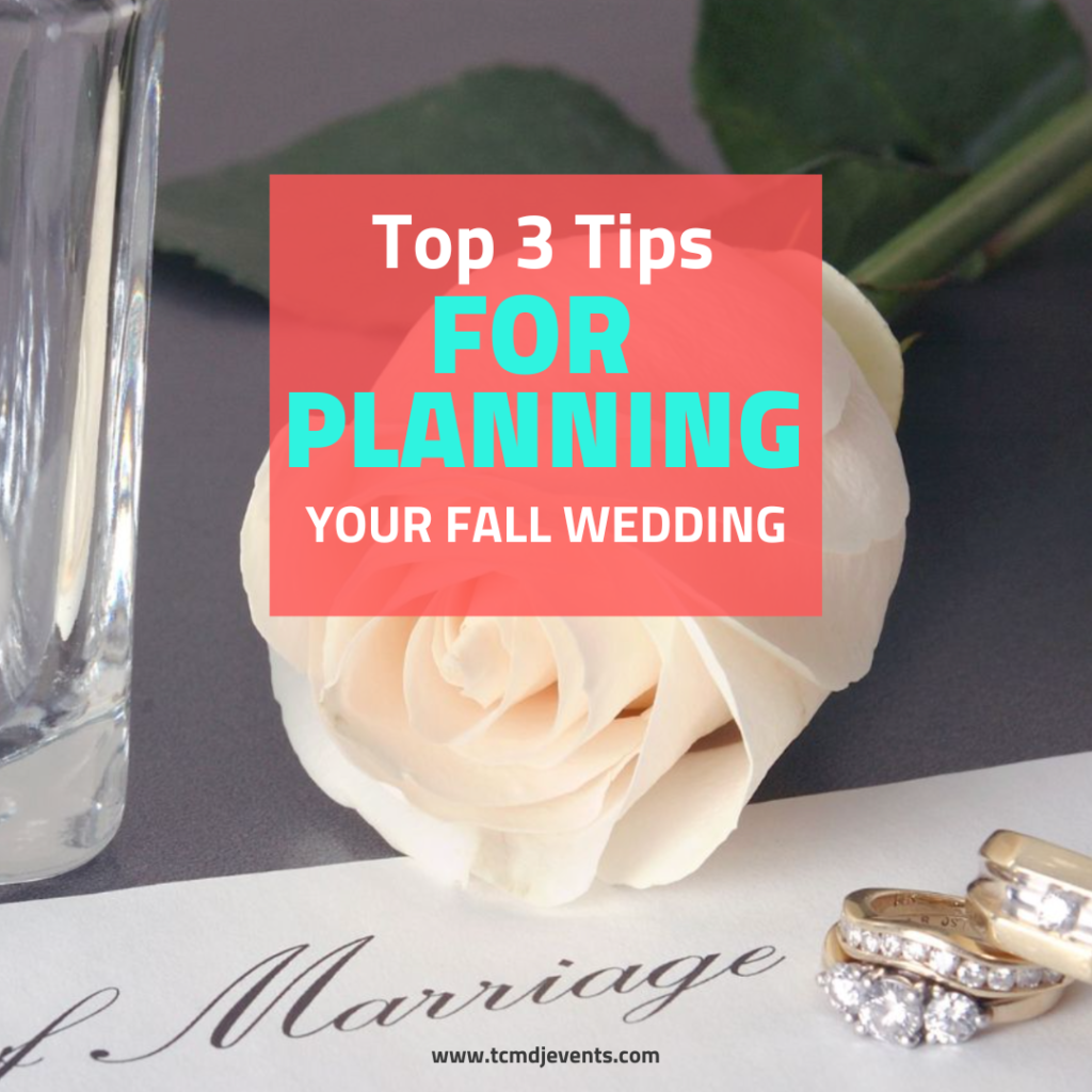 Tips for Planning the Perfect Fall Wedding in NYC