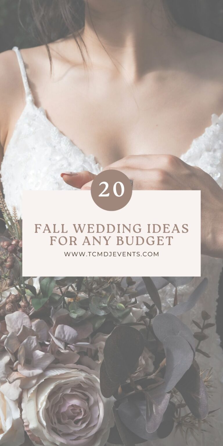 Fall wedding ideas for any budget