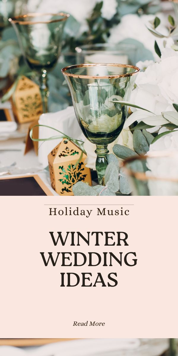 Holiday Music Winter Wedding