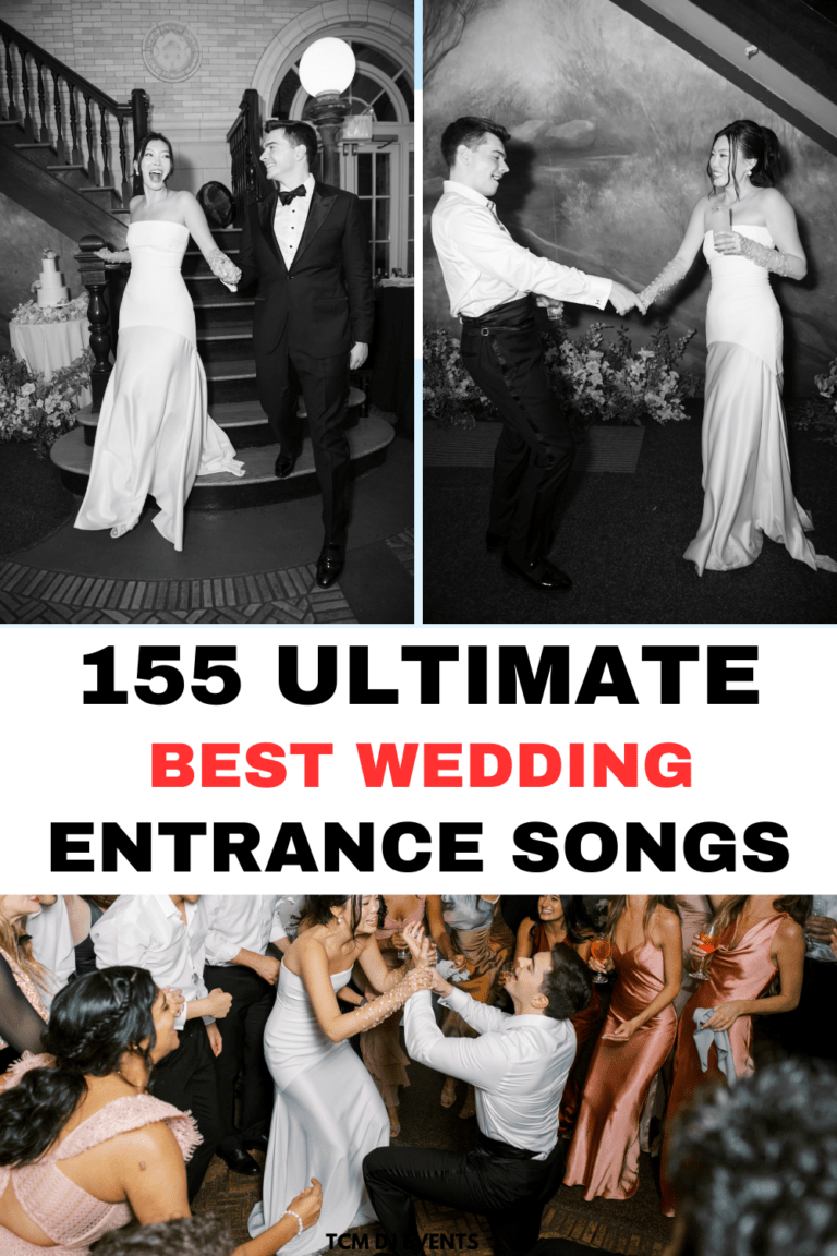 Best wedding reception entrance songs